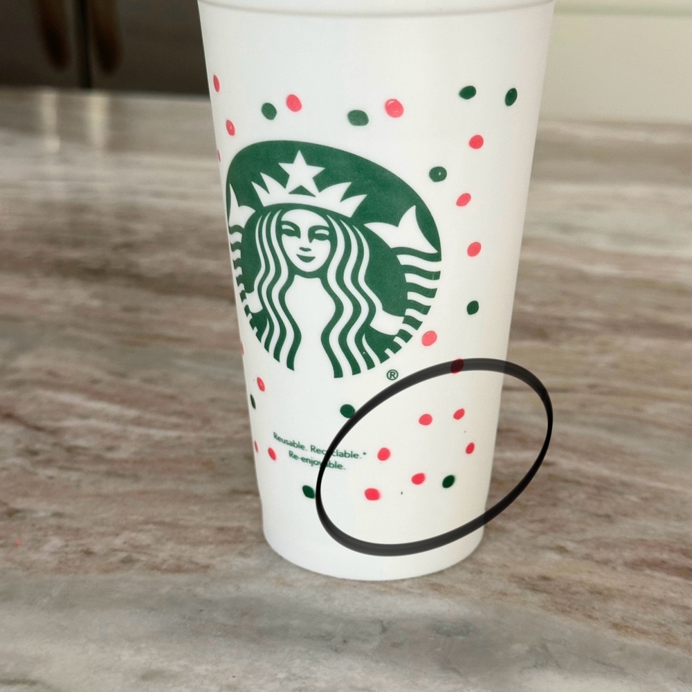 Set of 3 Starbucks Limited Edition Polka Dot Reusable Travel Coffee Cups - Picture 12 of 12
